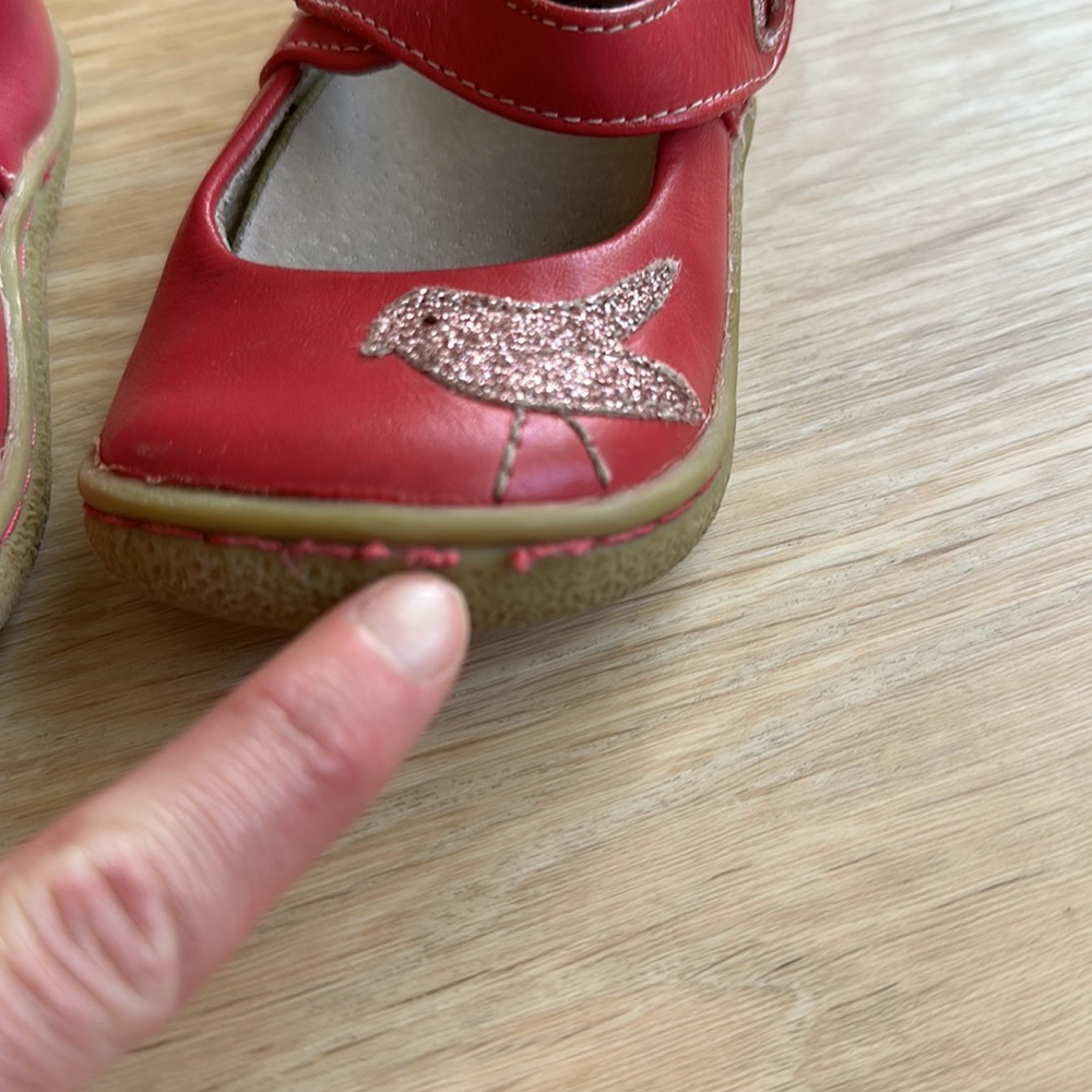 Livie & Luca pink pio pio bird toddler girl shoes - Picture 2 of 6